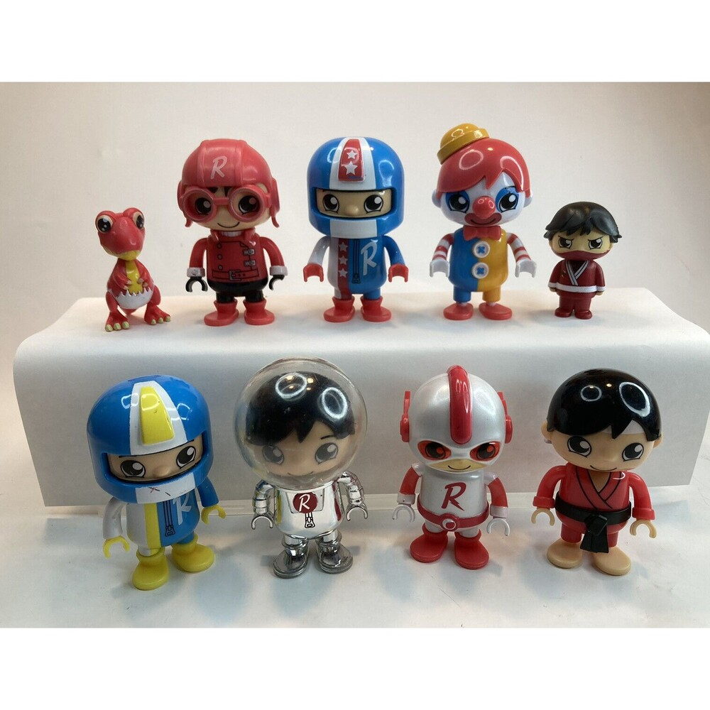 Ryan's World 3-inch Toy 7 Figures Lot + Bonus- Hero Clown Astronaut Judo Racer